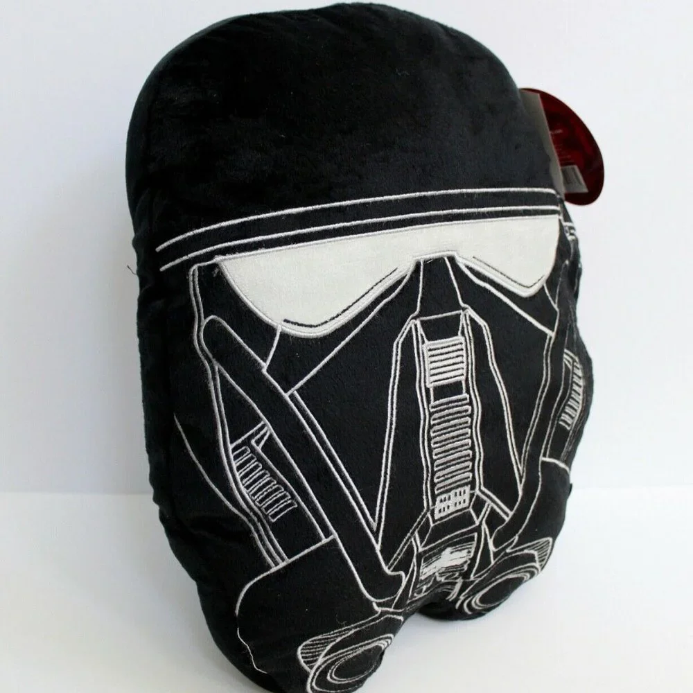 Star Wars Rogue One Black Stormtrooper Plush Throw Pillow